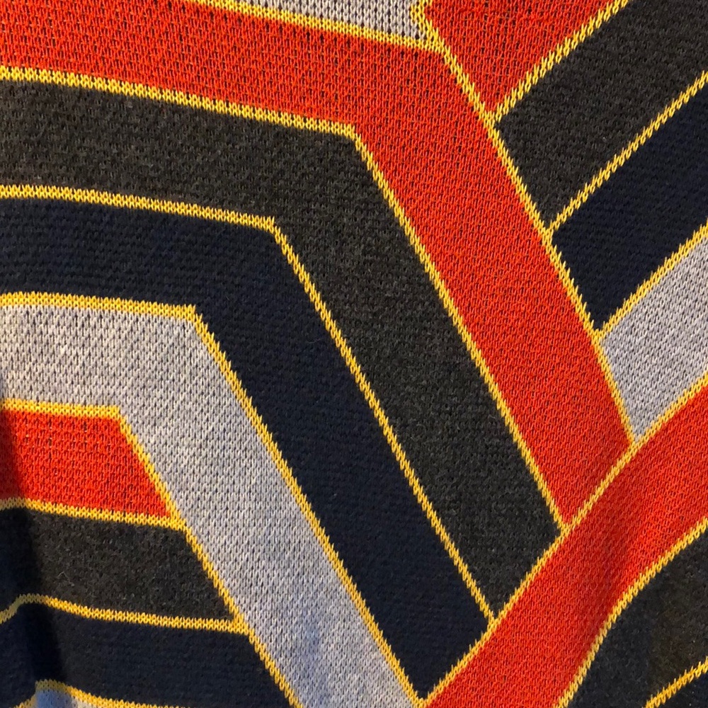 Multi Colored Patterned Sweater - image 2